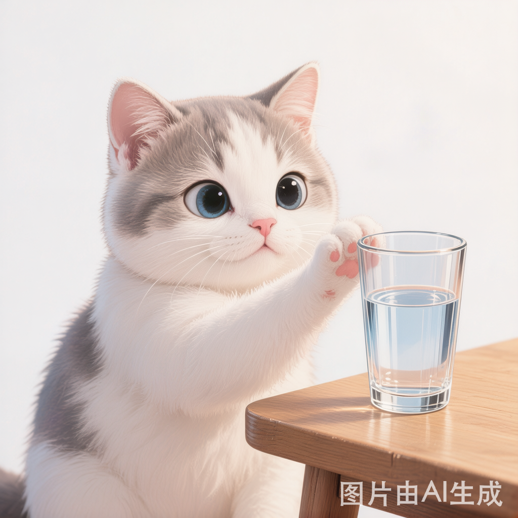 猫咪歪头好奇